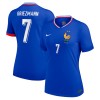 Frankrike Griezmann 7 Hjemme EM 2024 - Dame Fotballdrakt